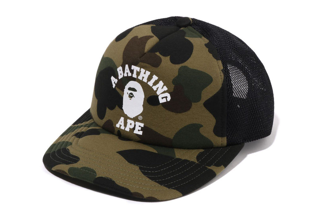 1ST CAMO COLLEGE MESH CAP | bape.com