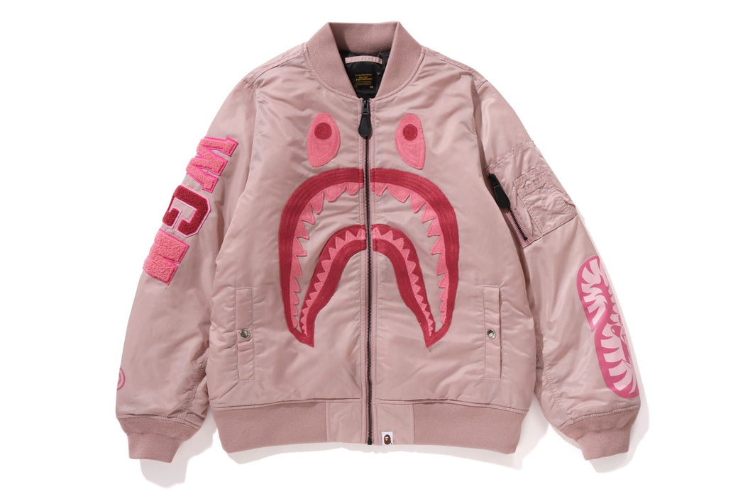 SHARK NYLON TWILL MA-1 | bape.com