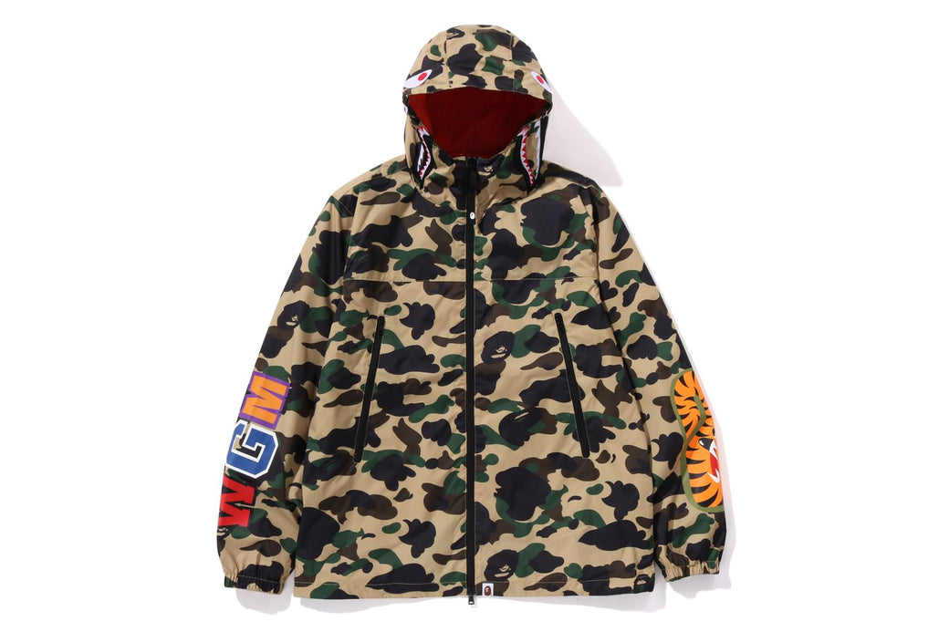 1ST CAMO SHARK HOODIE JACKET | bape.com