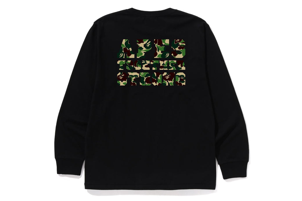 ABC CAMO COLLEGE ATS LS TEE | bape.com