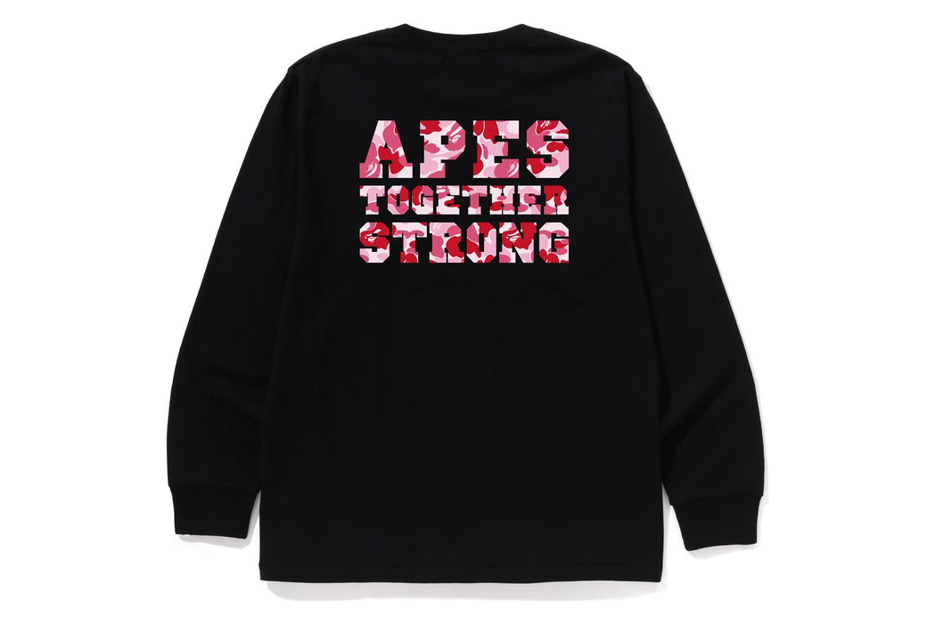 ABC CAMO COLLEGE ATS LS TEE | bape.com