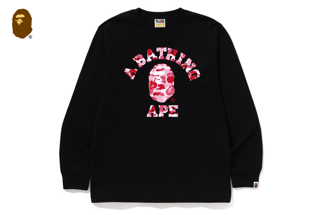 ABC CAMO COLLEGE LS TEE | bape.com