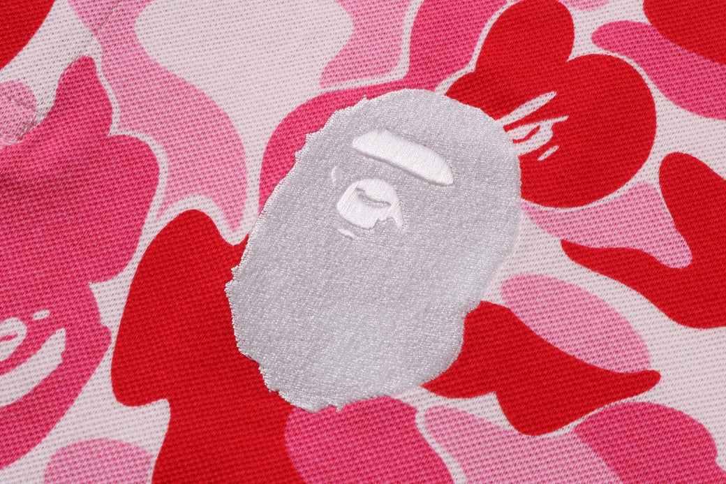 ABC CAMO LARGE APE HEAD POLO | bape.com