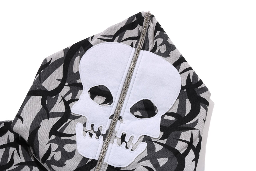 BAPE X NBHD 】TRIAL CAMO TWO FACE HALF ZIP PULLOVER HOODIE | bape.com