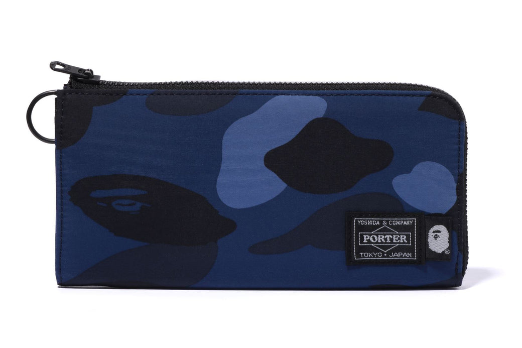 BAPE X PORTER 】 COLOR CAMO LONG WALLET | bape.com