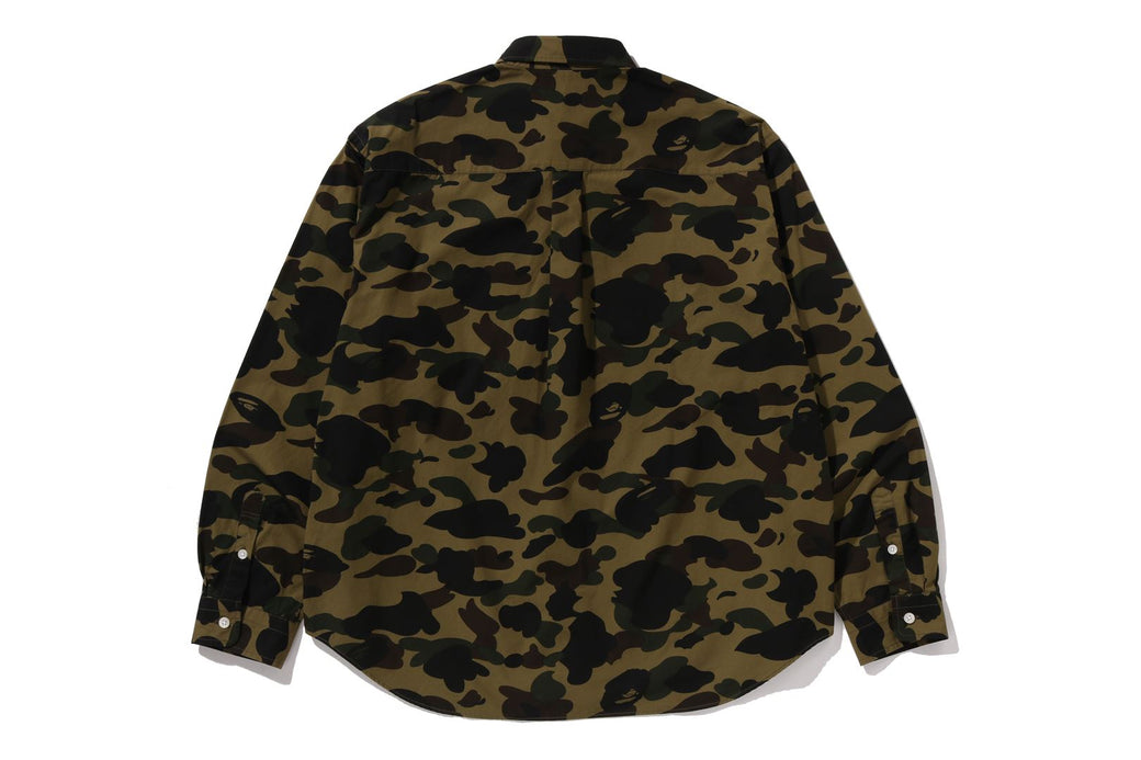 1ST CAMO ONE POINT RELAXED FIT LS SHIRT | bape.com