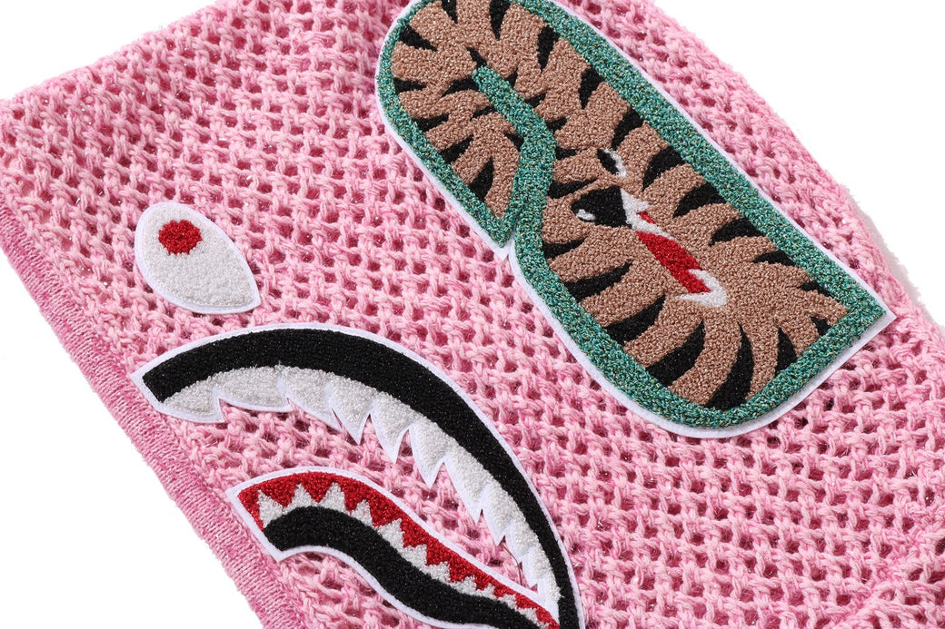 METALLIC CROCHET SHARK FULL ZIP HOODIE | bape.com