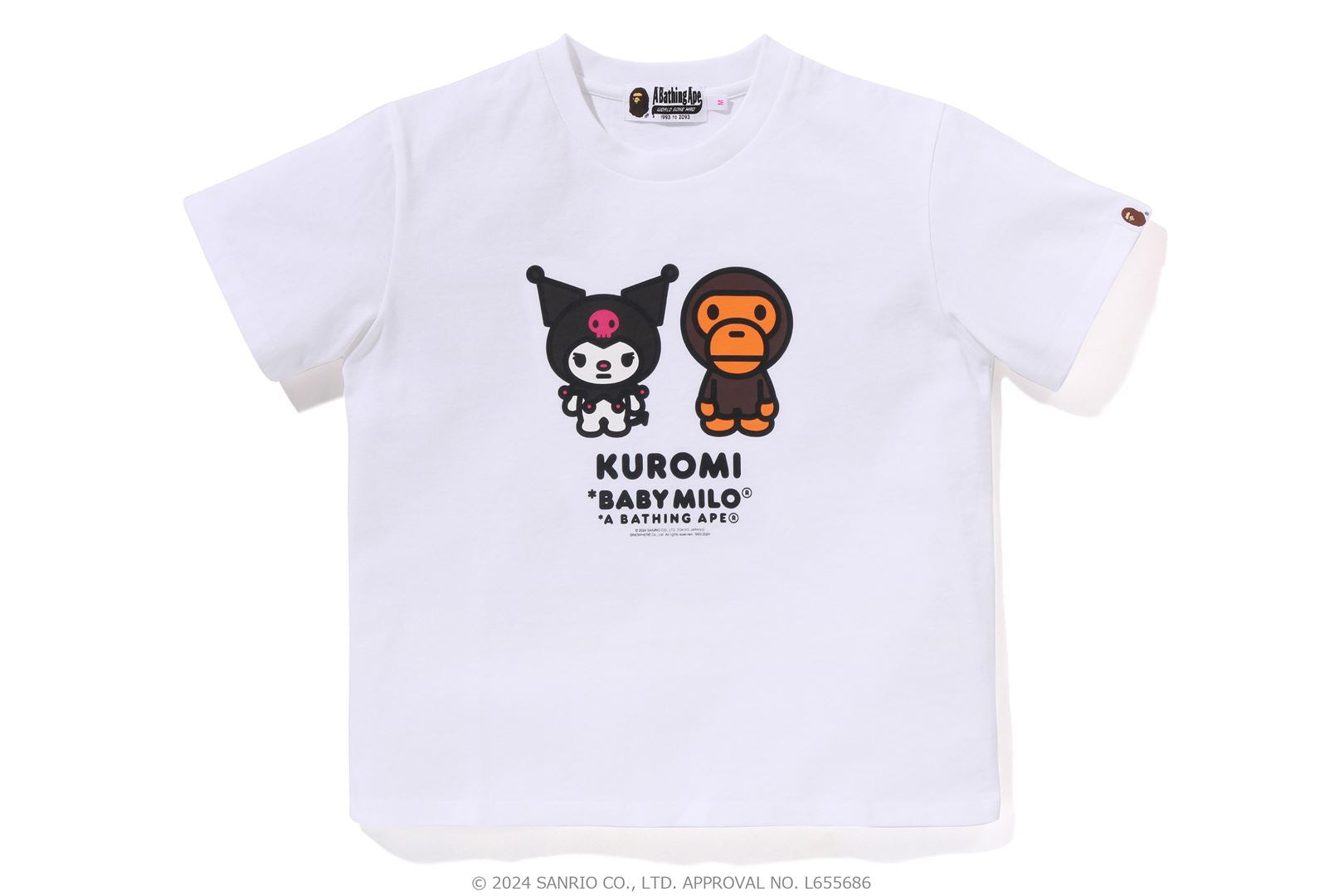 BABY MILO X KUROMI 】MINI TEE | bape.com