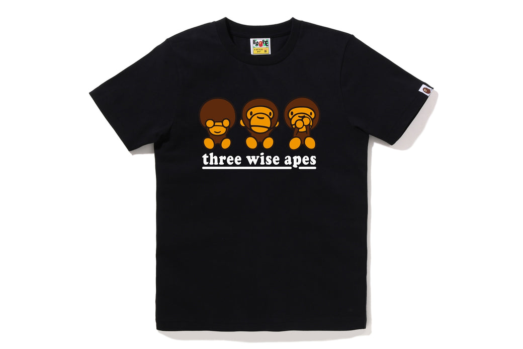 THREE WISE MILO TEE | bape.com