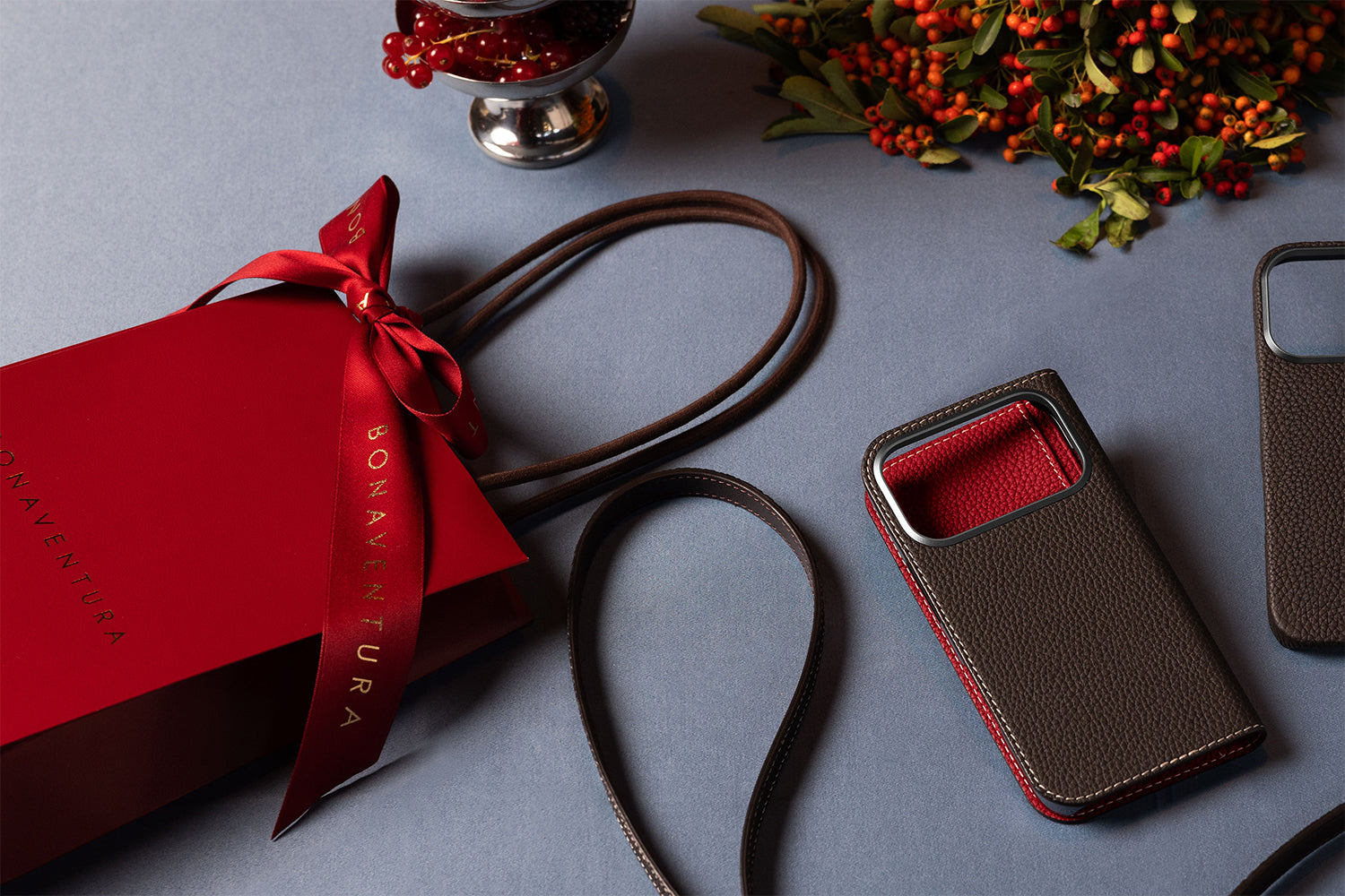 スリム キーケース シュリンクレザー