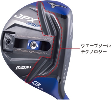 JPX 900 フェアウエーウッド（0rochi Blue Eye F カーボンシャフト付