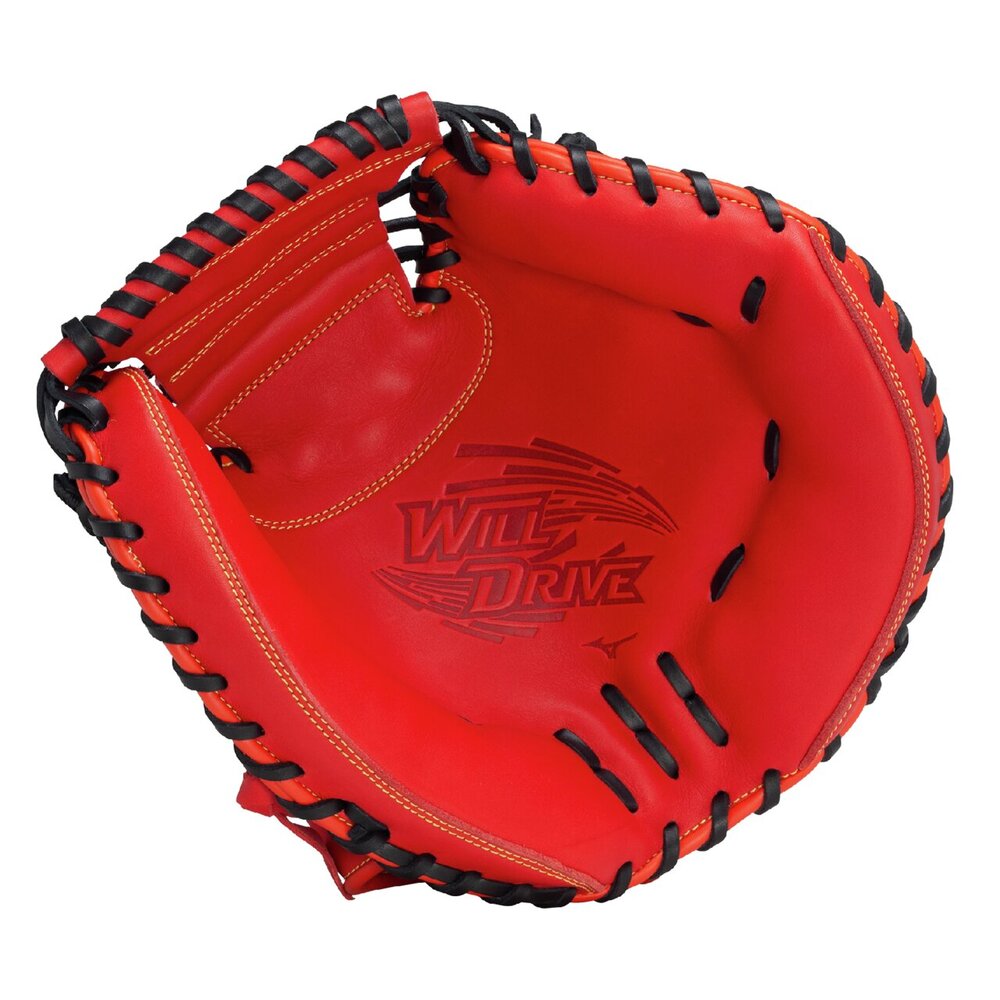 軟式用ウィルドライブ レッド【捕手用／B-D型】|1AJCR33600|グラブ