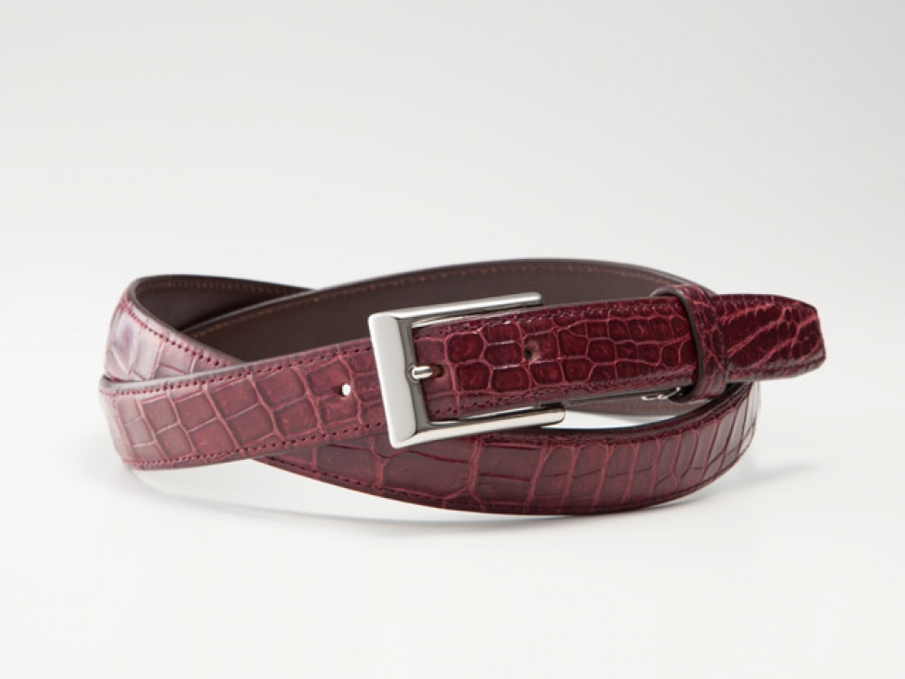 クロコダイル紳士ベルト ｜ エキゾチックレザーマーケットジャパン