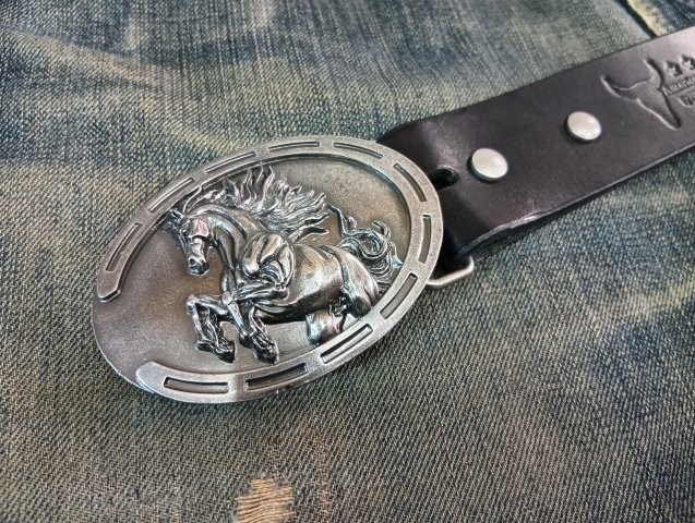 JUN COMPANYオリジナルデザイントップバックル 【暴れ馬】 JC-007