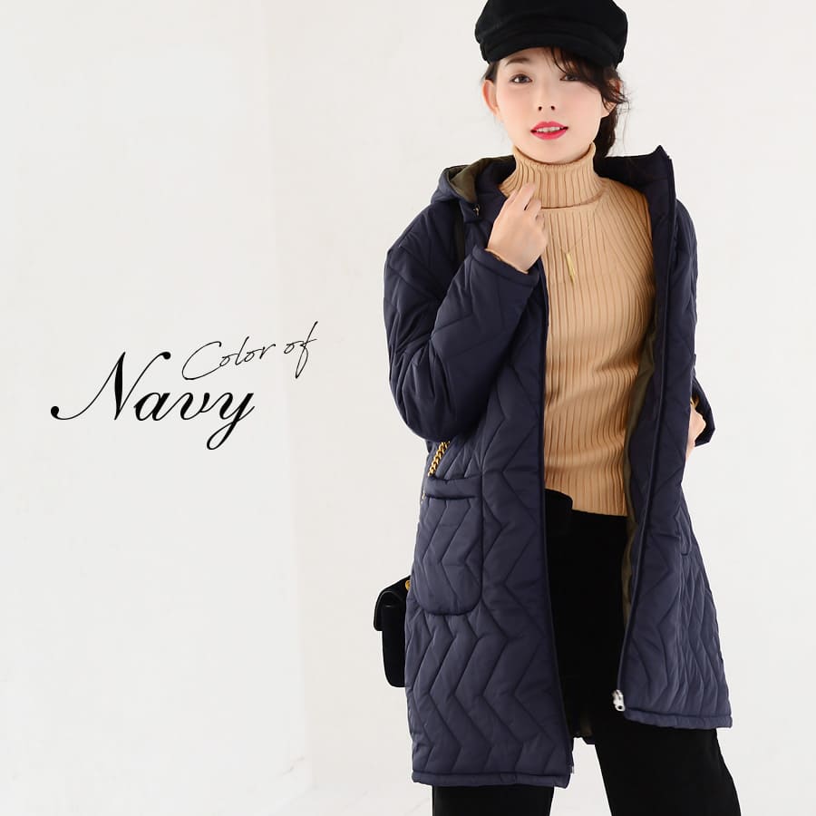 闇市・B品】ミルクティーステラ4way中綿ロングママコート｜マタニティ