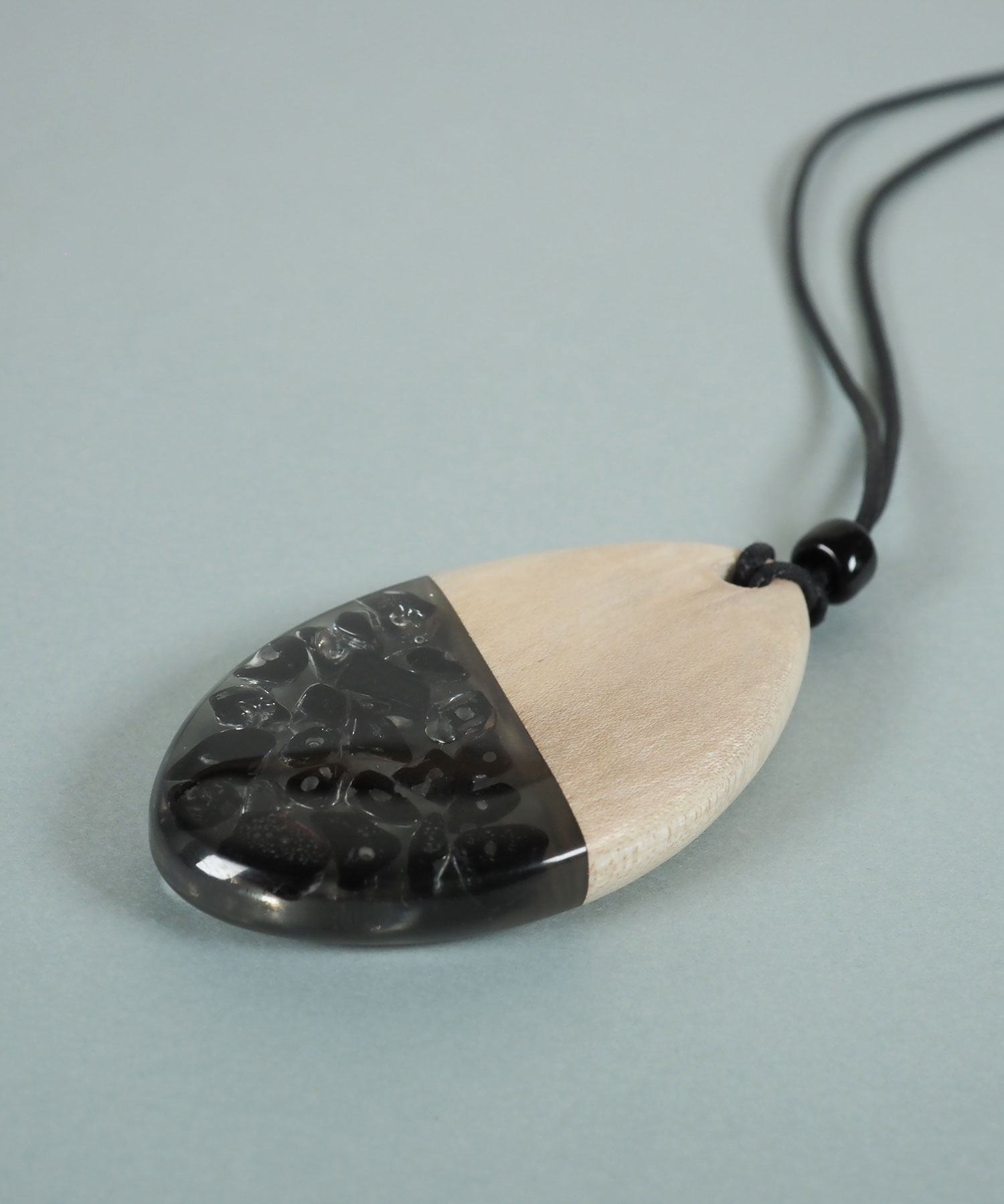 ウッドレジンミックスネックレス【JUNO PREMIUM】 ｜ JUNOアクセサリー