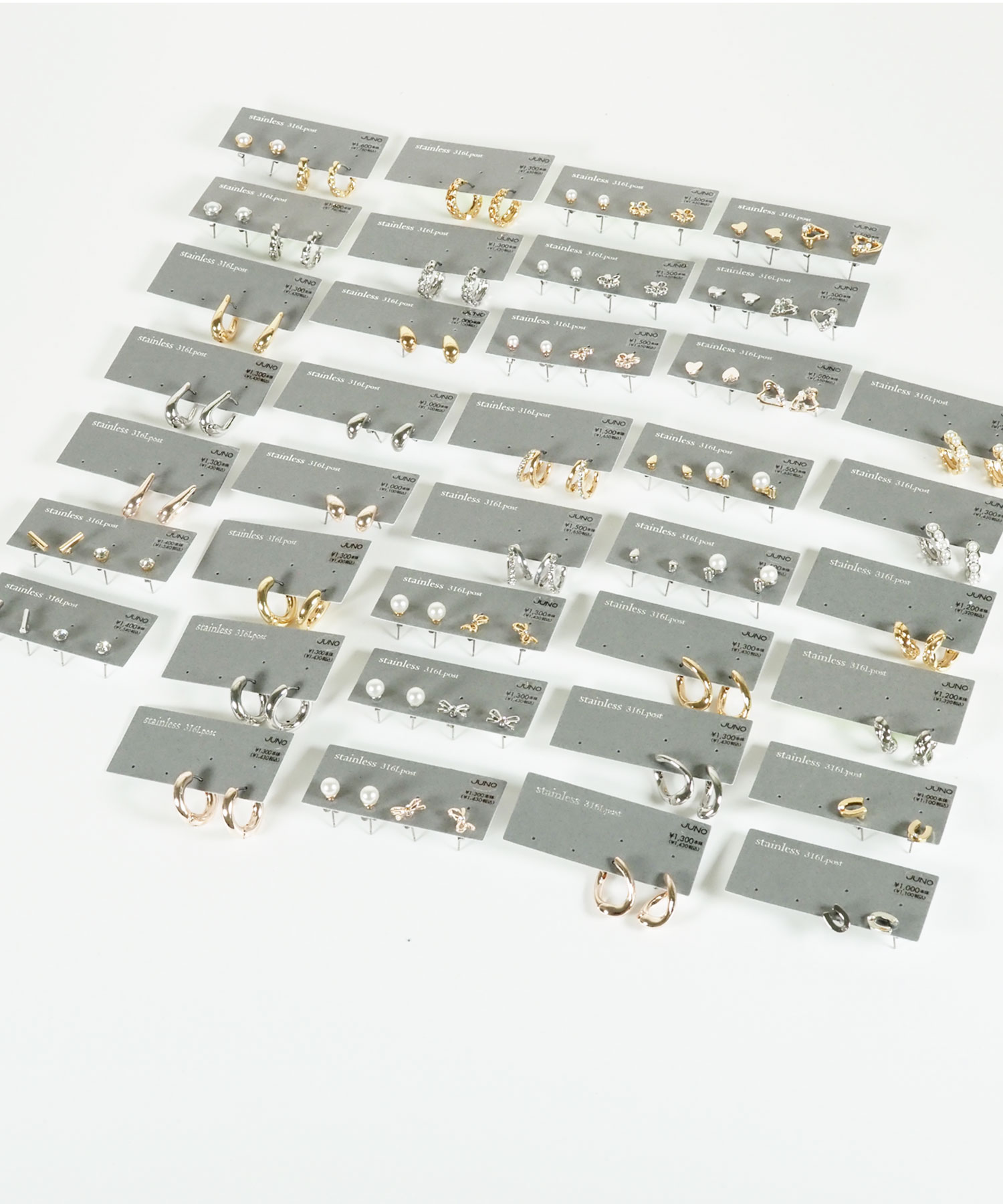 スターターセット】サージカルステンレスポストピアス ｜ JUNO