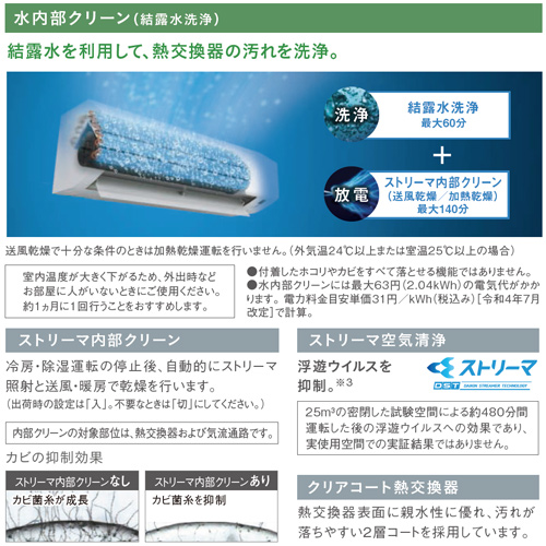 F225ATES-W+R225AES｜ダイキンルームエアコン[Eシリーズ][100V]