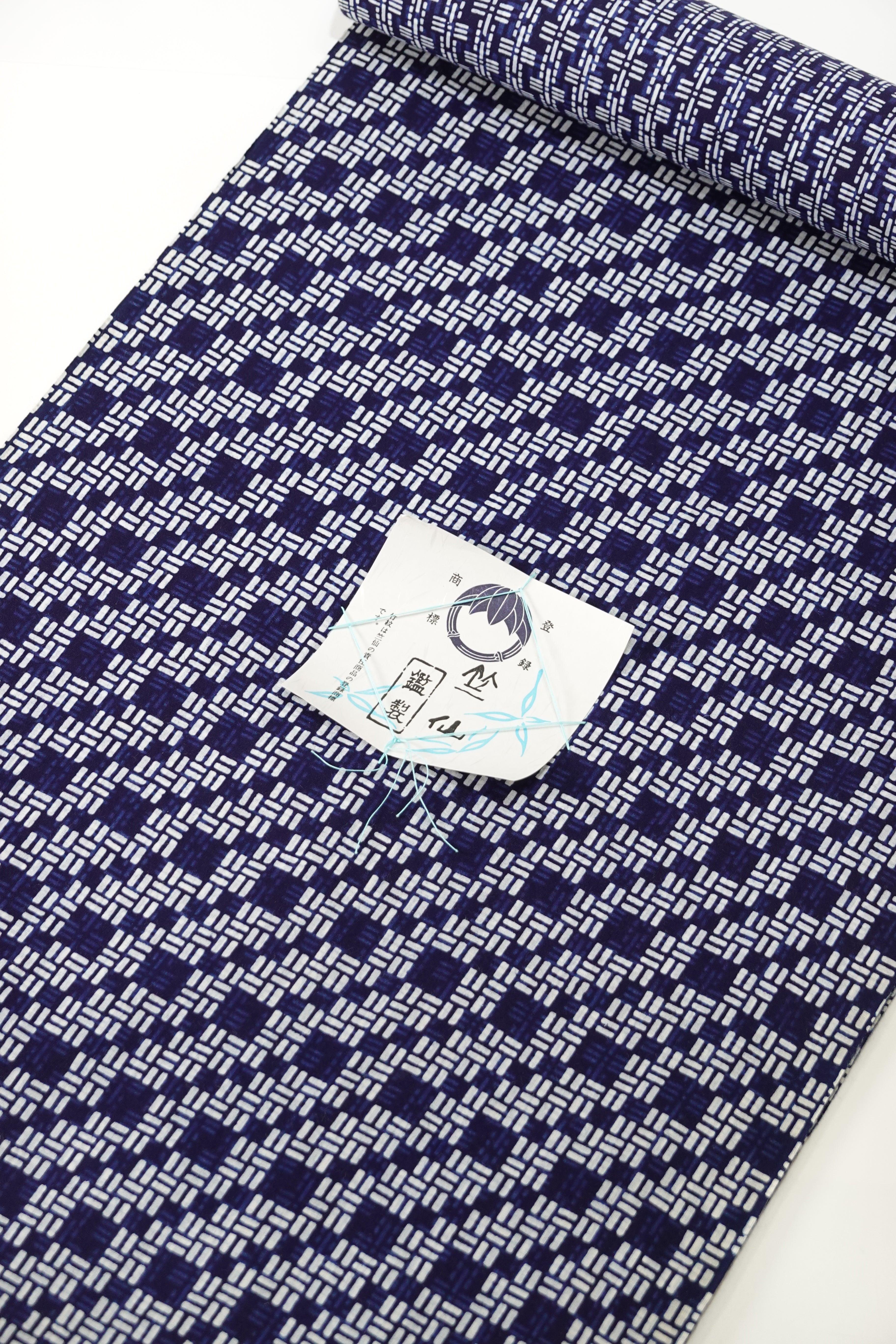 竺仙】両面染 浴衣地【籠染め】 – きものKUREHA