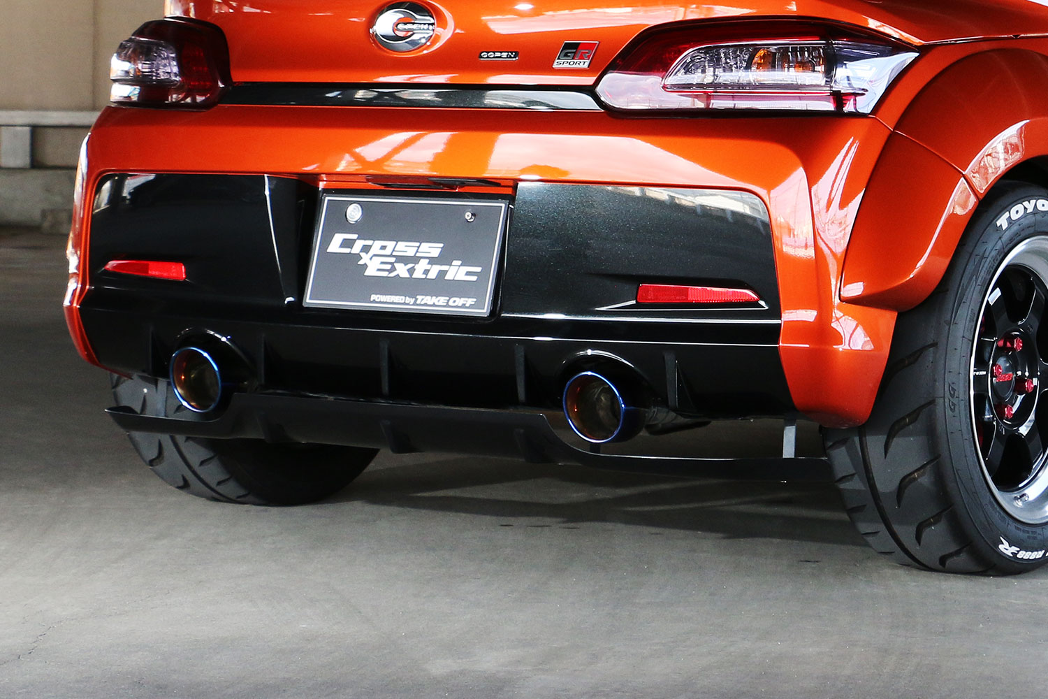 CROSS Extric COPEN GR SPORT LA400K/LA400A リアディフューザー FRP製