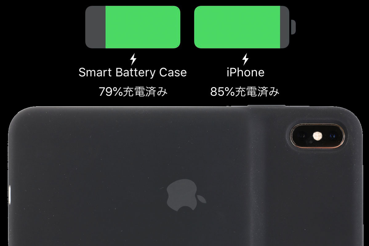 iPhone XS Max用ケース型バッテリー×2種 - ケータイ Watch