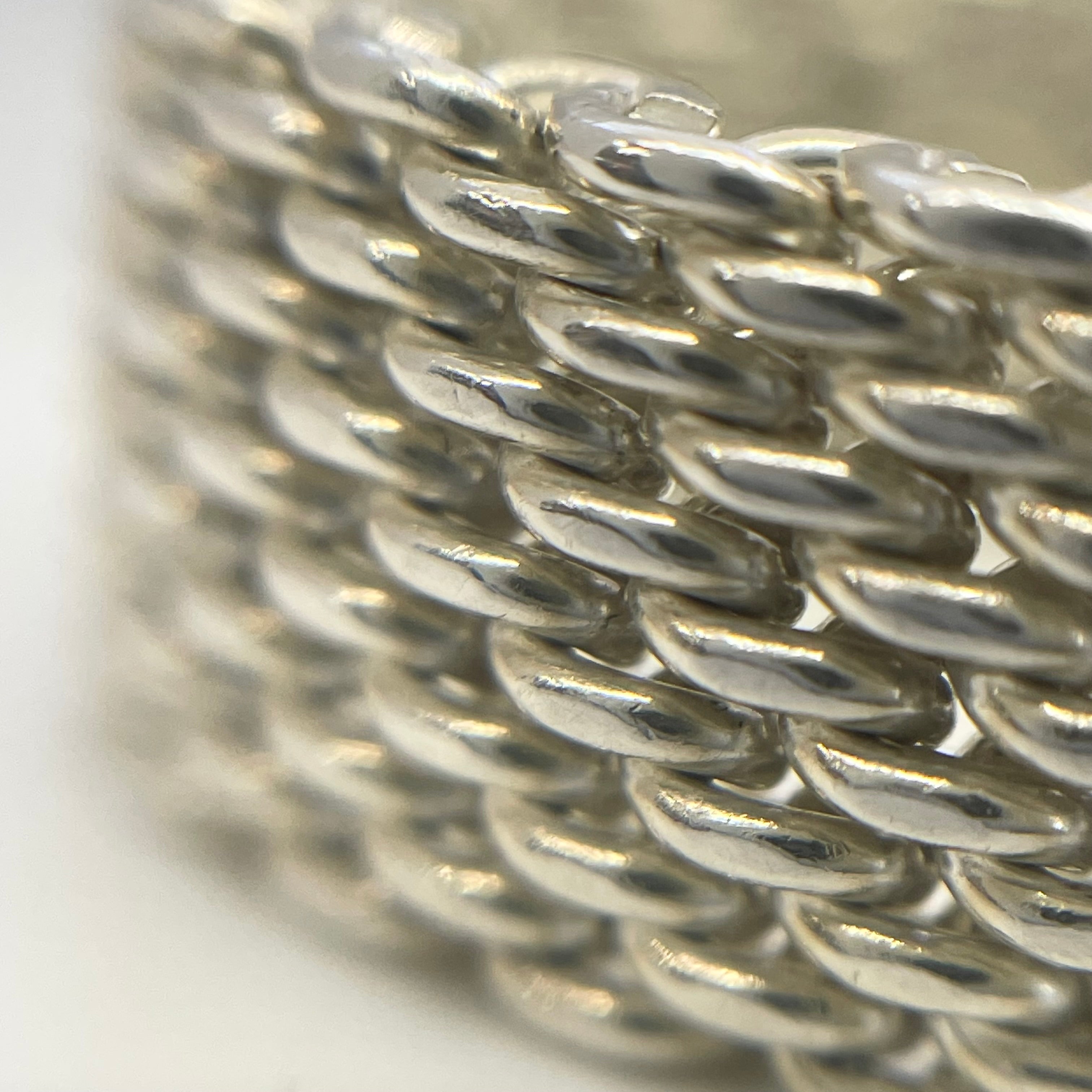 送料無料】_ TIFFANY &Co_（ティファニー）_サマセットメッシュリング_