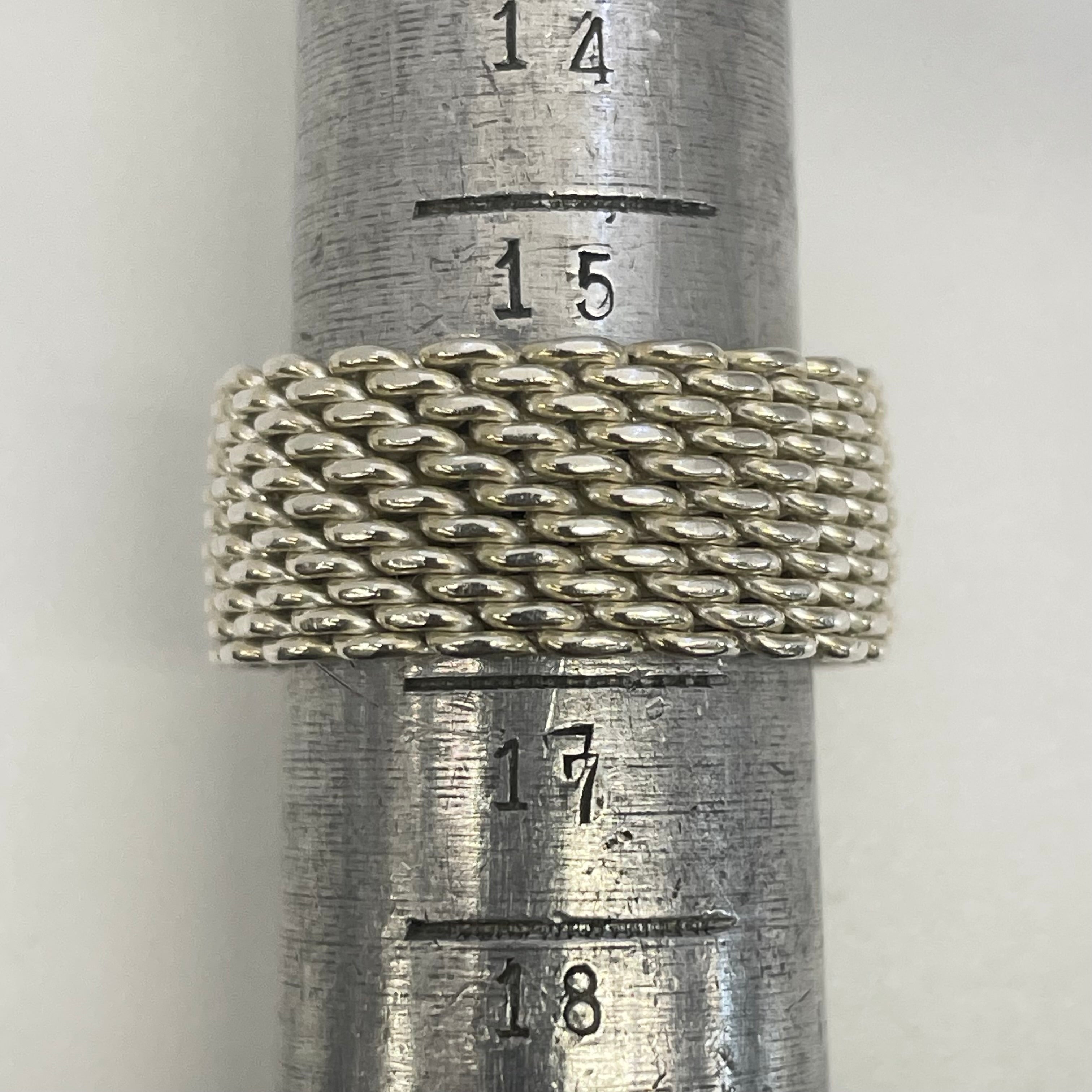 送料無料】_ TIFFANY &Co_（ティファニー）_サマセットメッシュリング_