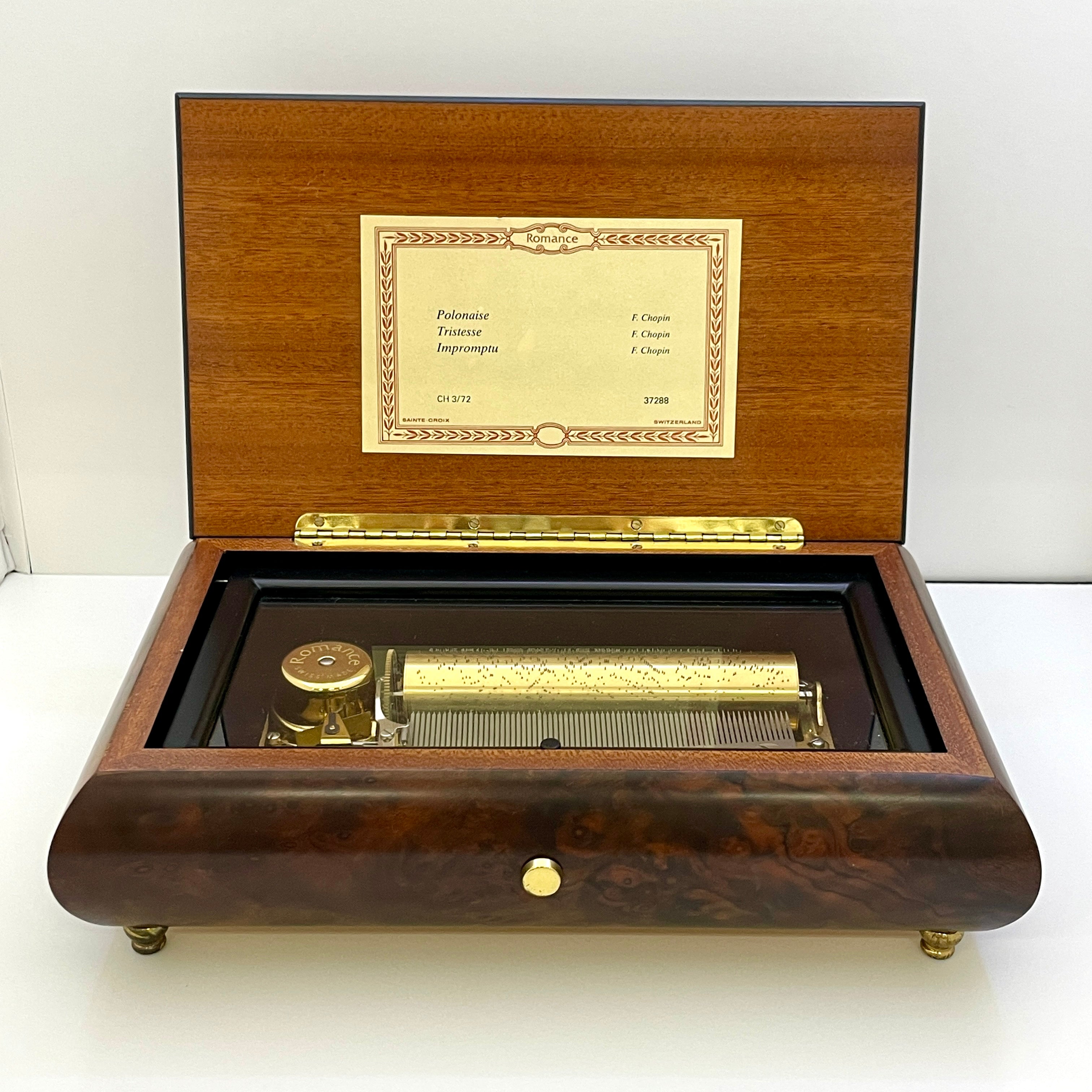 RITAOReuge Music スイス製オルゴール72弁ピアノ塗装 RITAOReuge Music