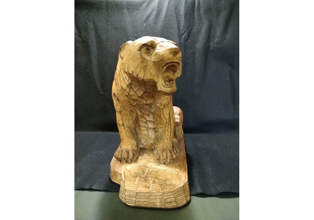 木彫「乕」岩田祥光 一刀彫 | その他 | 久留米で話題を呼んでいる古