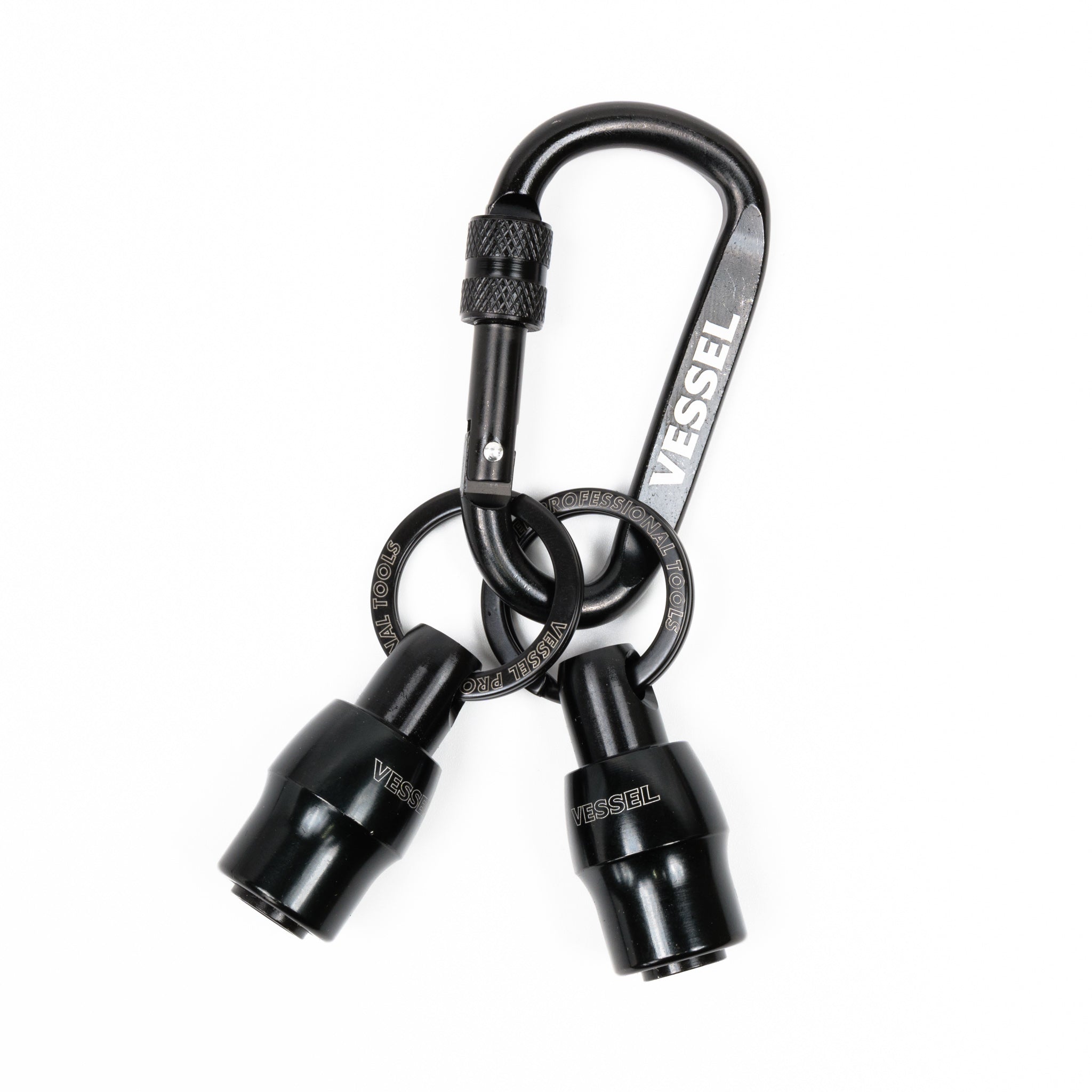 ベッセル BLACK EDITION クイックキャッチャー2個組 カラビナ付き