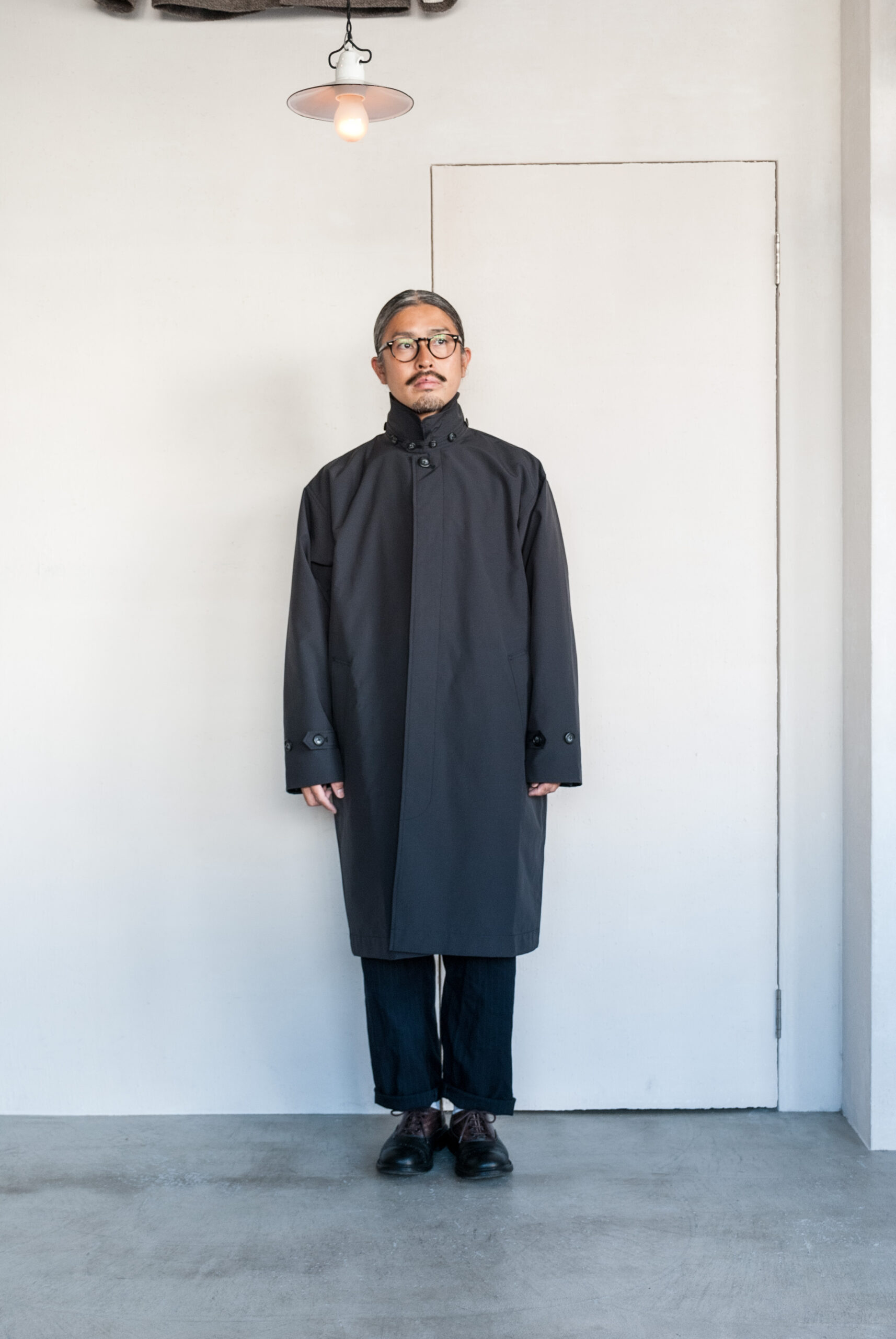 SASSAFRAS Gardening At Night Coat P/C Weather Charcoal | kado