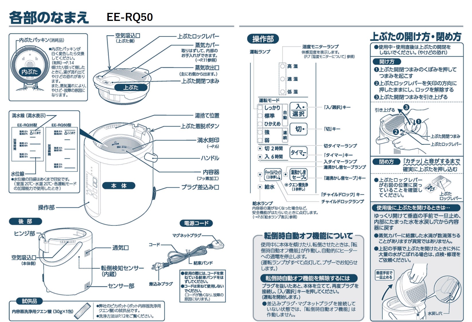 比較】加湿器EE-RR50とEE-RQ50の違いを6つの特性別に徹底比較＆口コミ
