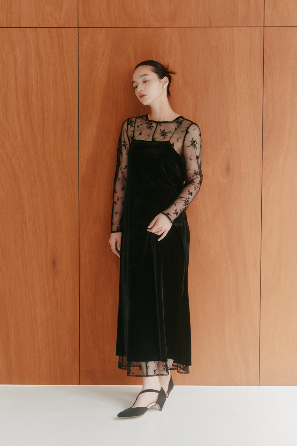 kaene公式オンラインストア フロッキーベロア2wayドレス / 100981 結婚