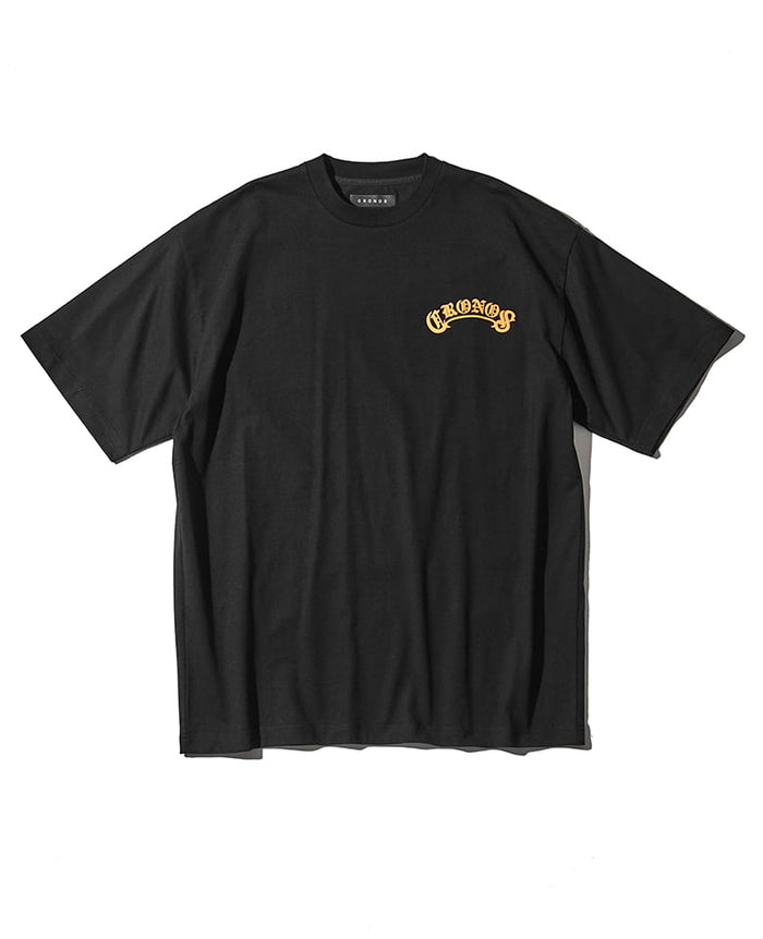 クロノス アーチ ブラックレター オーバーサイズ Tシャツ – 買えるLEON