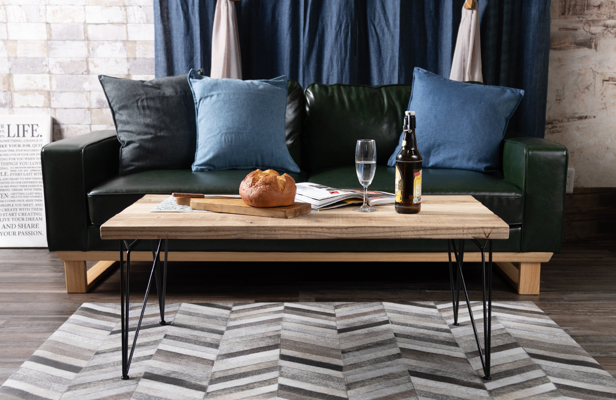 アイアンフレームローテーブル orizuru 家具の製造・販売 友安製作所