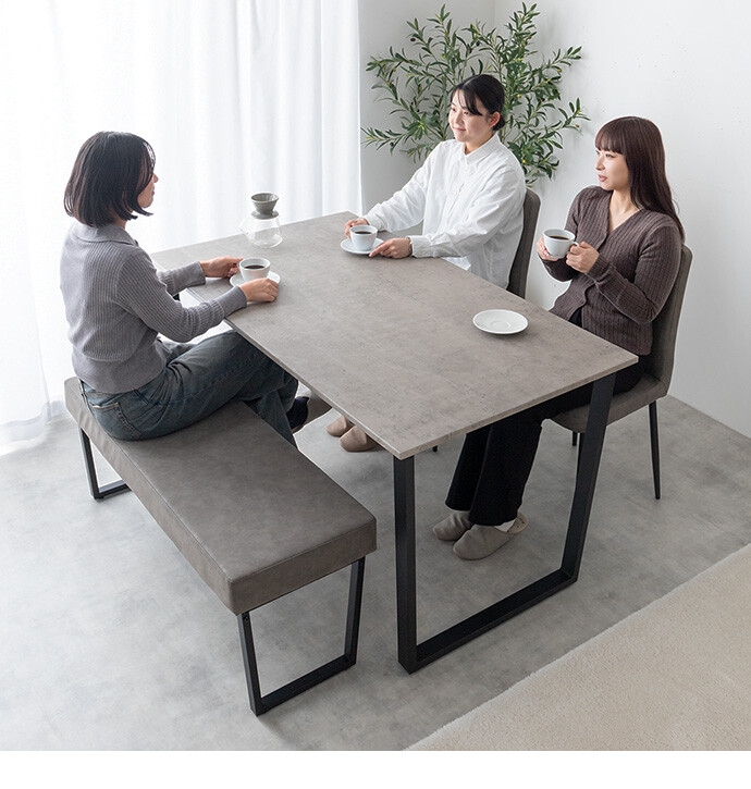 送料無料】Marc マーク 幅140 ダイニング5点セット ダイニングセット