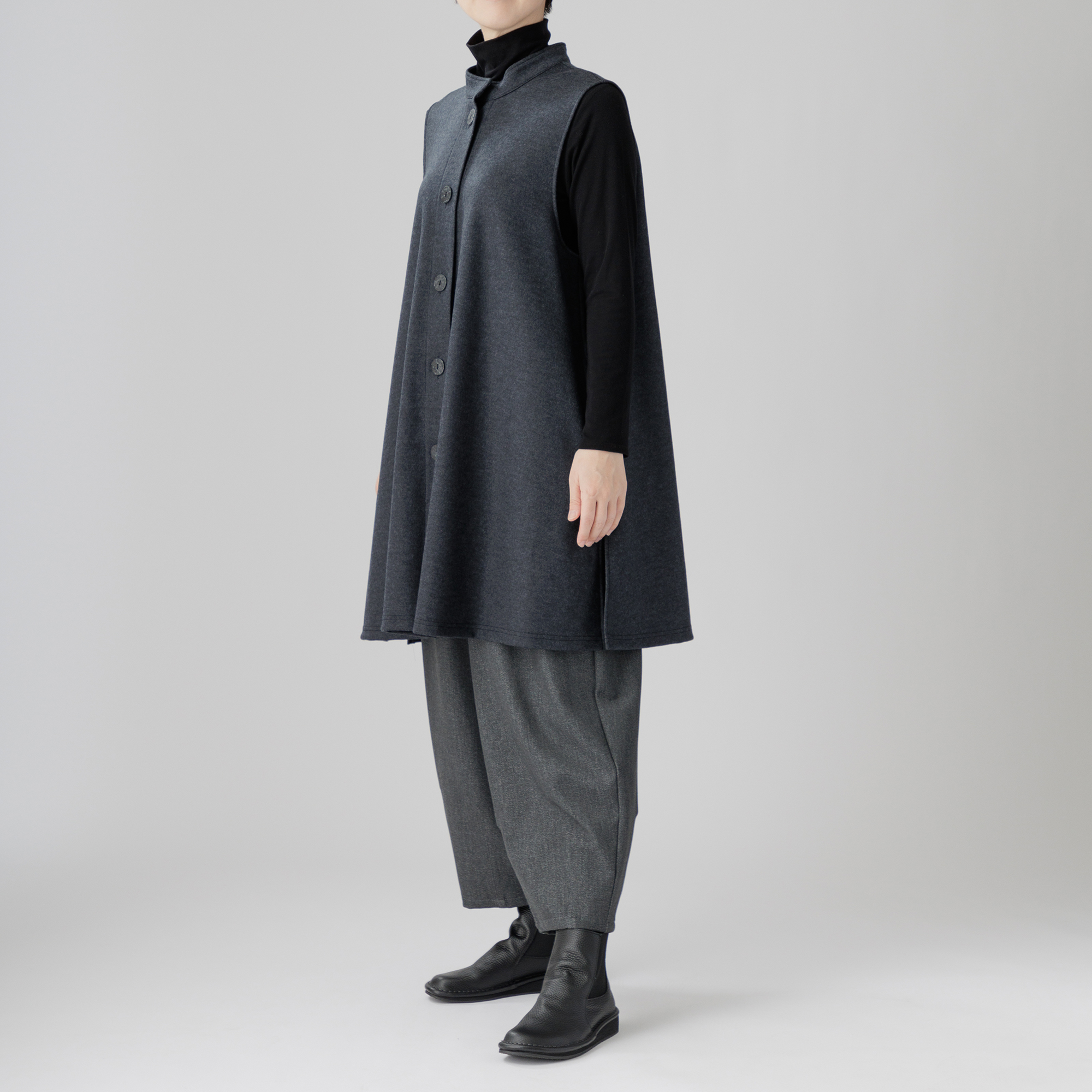 圧縮ウールロングベスト 406-01 Series | かぐらやONLINE SHOP