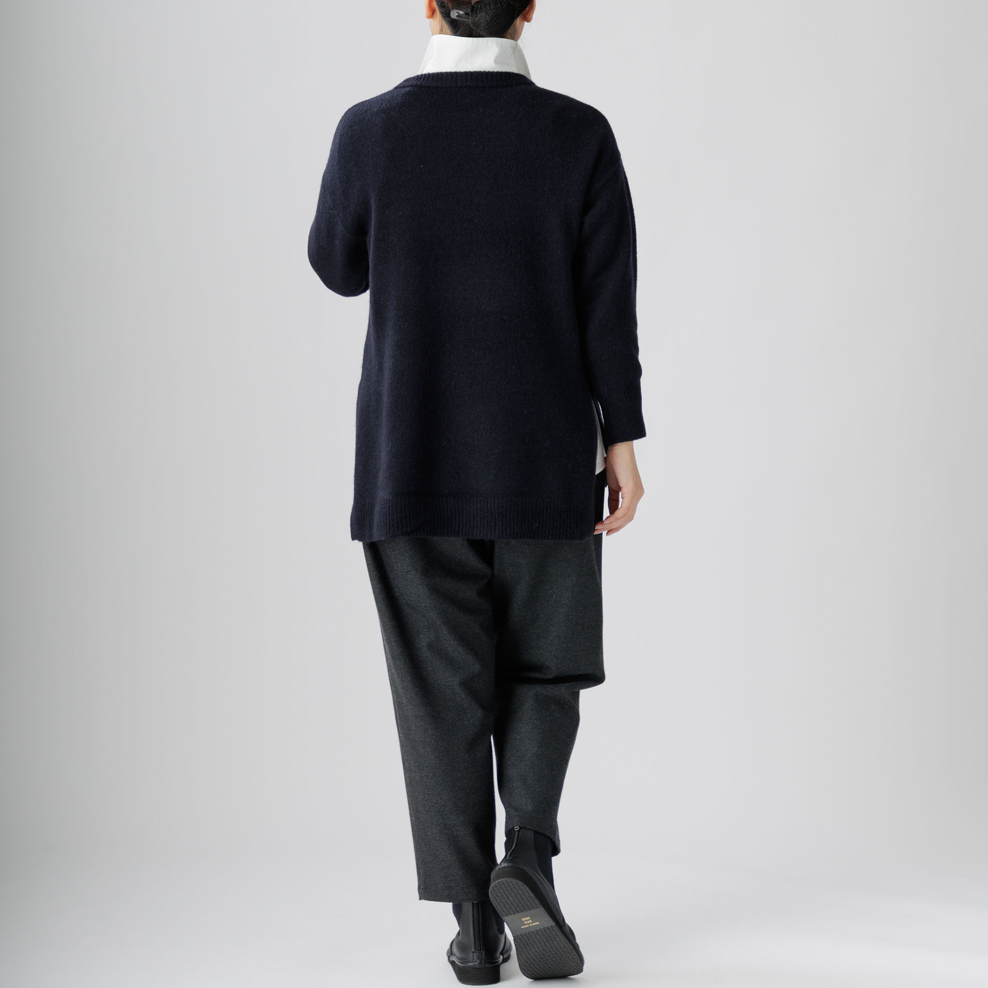 ヤク100％ニット丸首チュニック115-23 Series | かぐらやONLINE SHOP