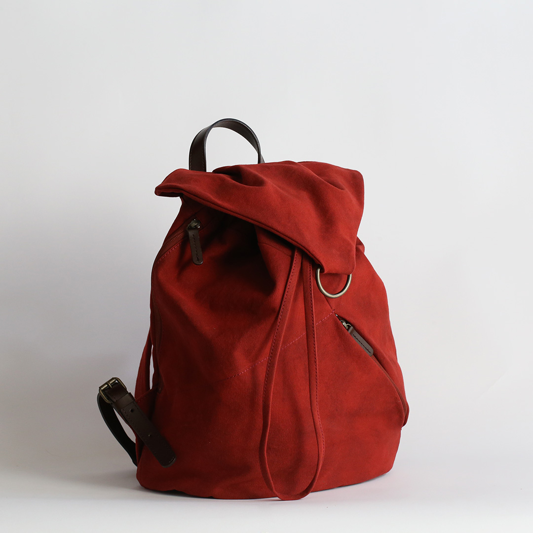 備長炭染め帆布リュックサック | 香久山鞄