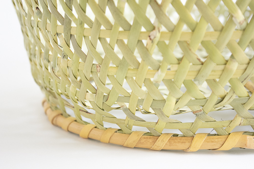 長野 根曲竹 茶碗かご (特大)