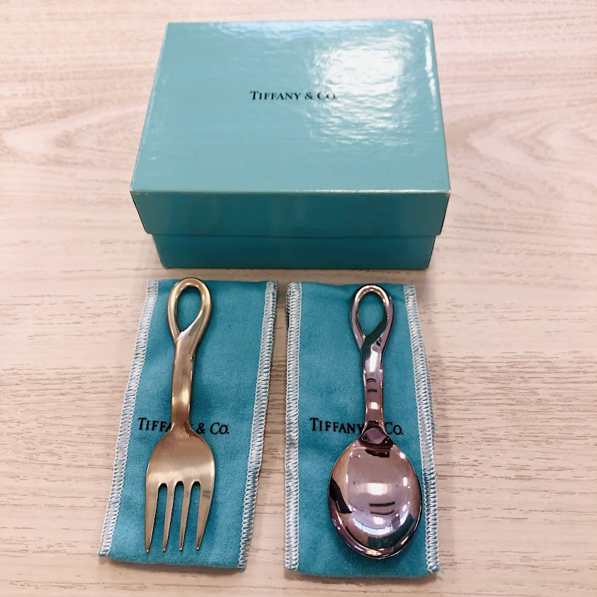 ティファニー ベビースプーン フォークセット