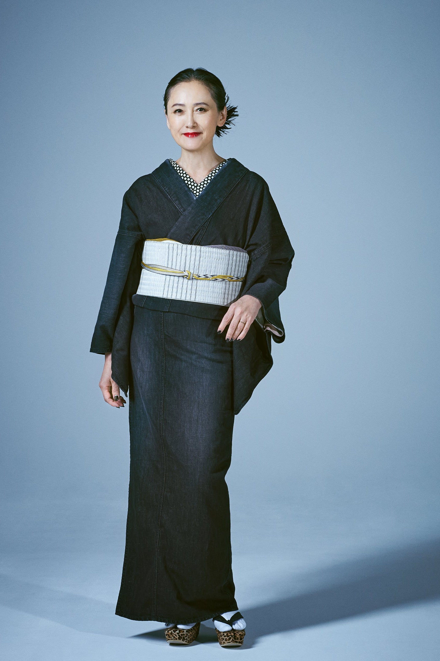 帯締め｜綾竹24玉 手先武田片矢羽根 黄グレー白｜和