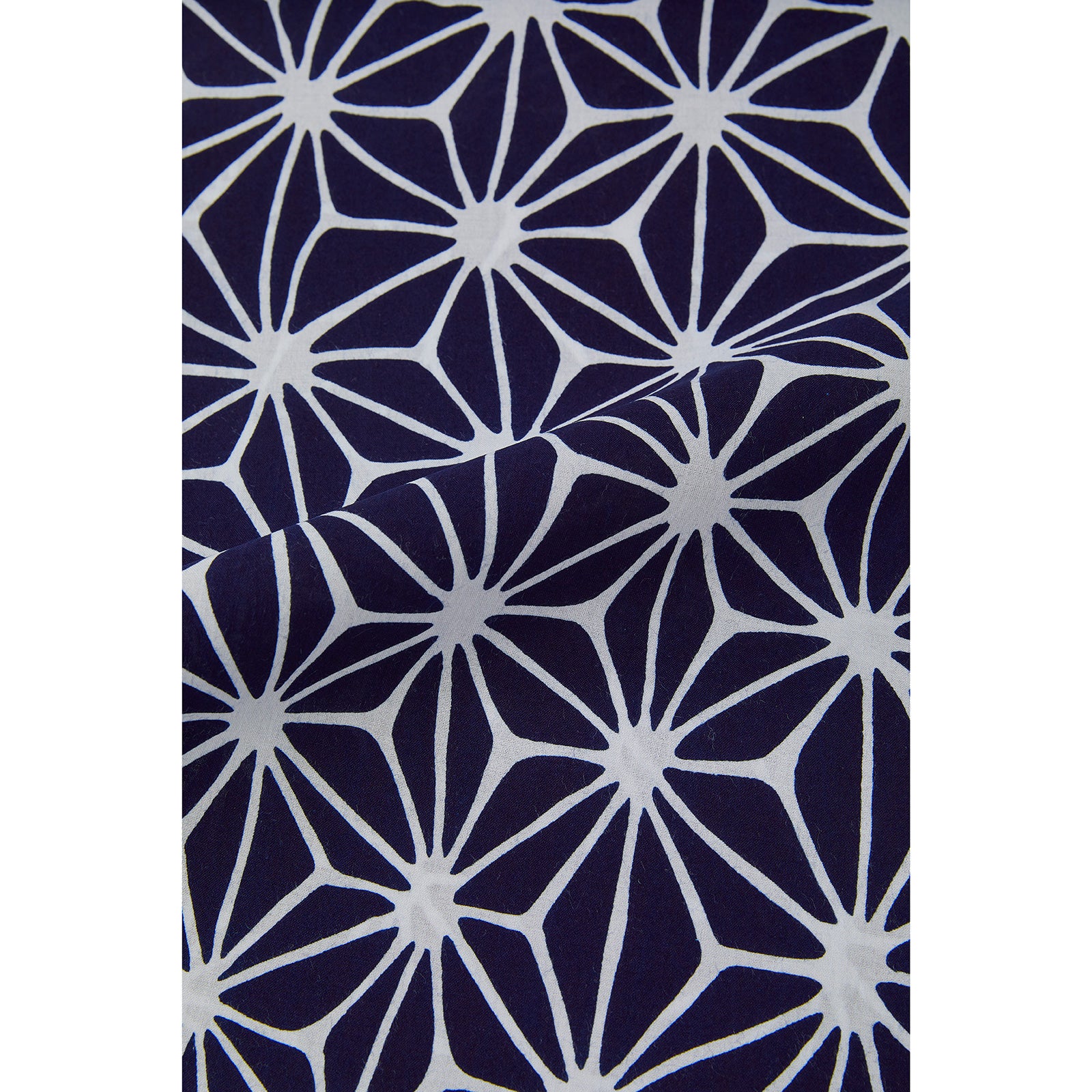 プレタ浴衣｜レディース｜変わり麻の葉 紺｜竺仙