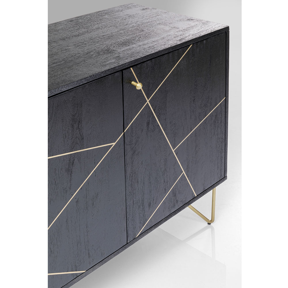 廃番】ゴールドヴェイン(3 Doors)145×82cm サイドボード/キャビネット