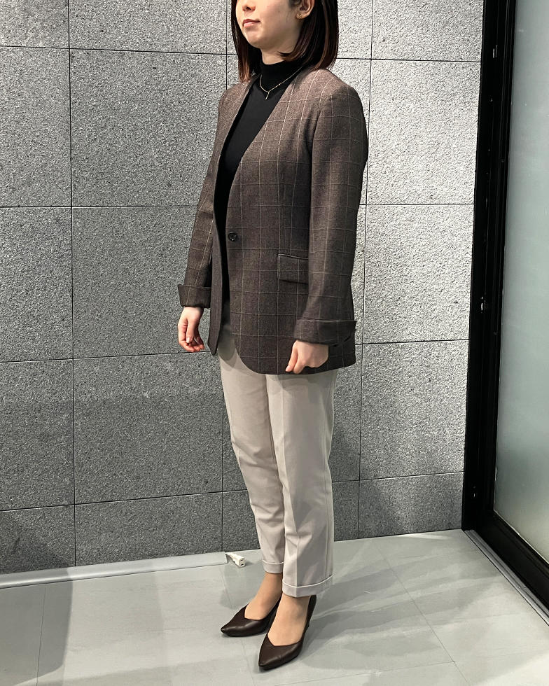 ブラウンチェックジャケット 仙台店 R.K | オーダースーツのKASHIYAMA