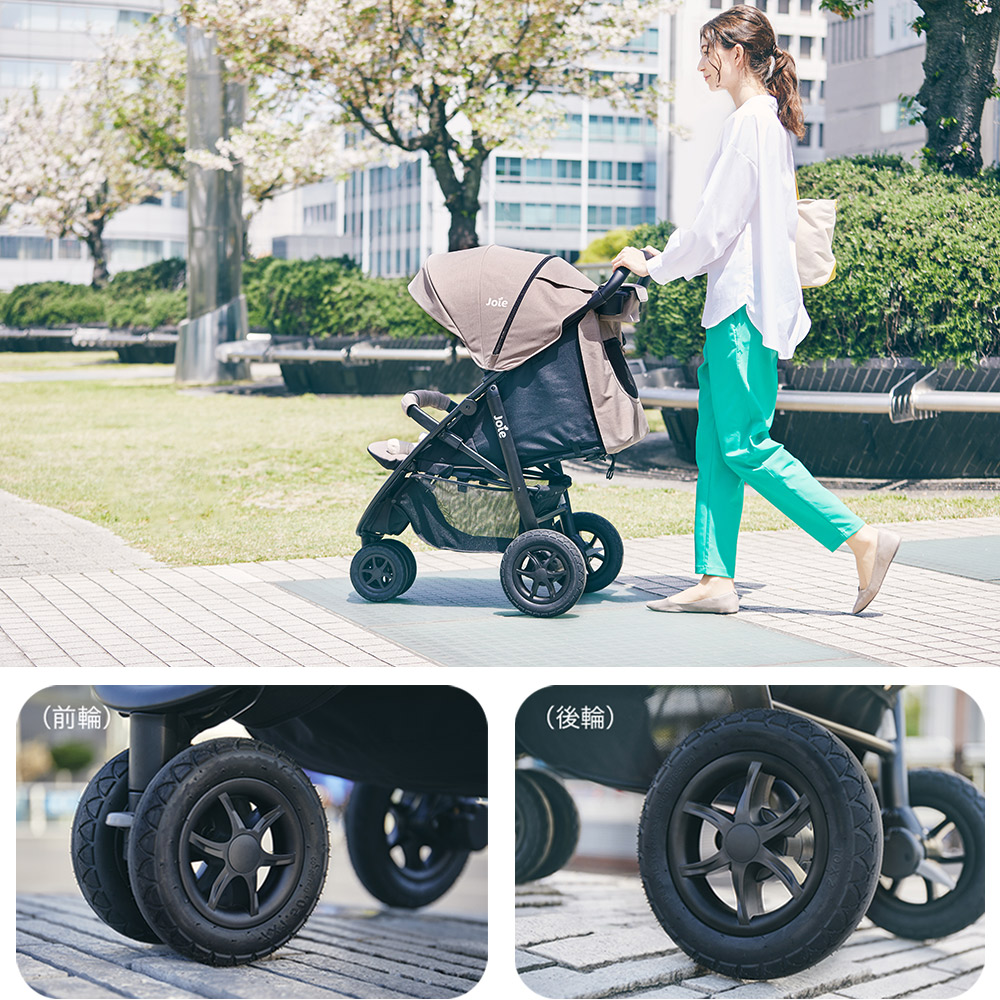 joie ベビーカー ライトトラックス 3 DLX(レインカバー付き) 瞬間2秒