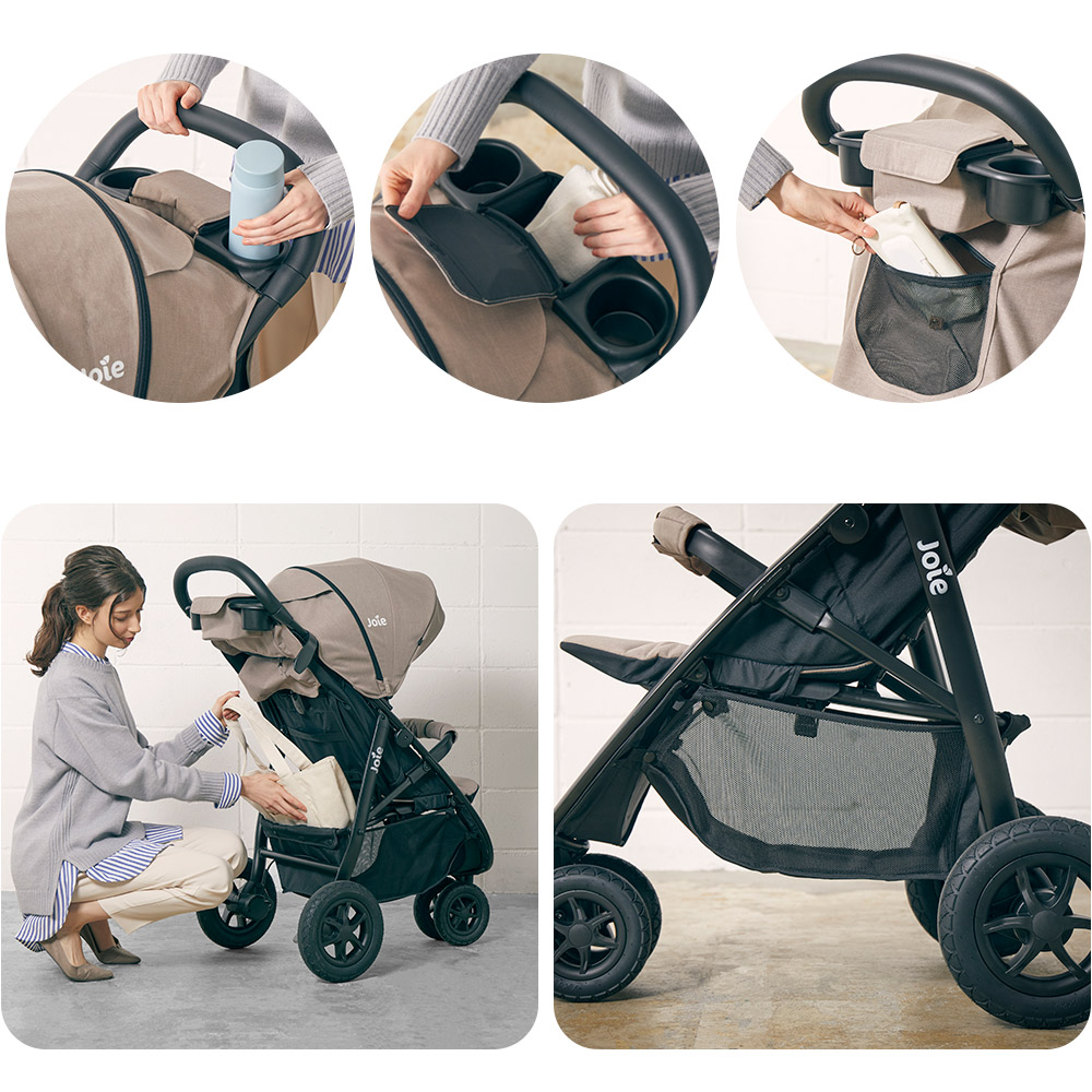 joie ベビーカー ライトトラックス 3 DLX(レインカバー付き) 瞬間2秒