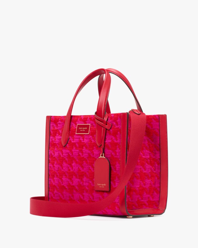 マンハッタン ハウンドトゥース シェニール スモール トート | トート