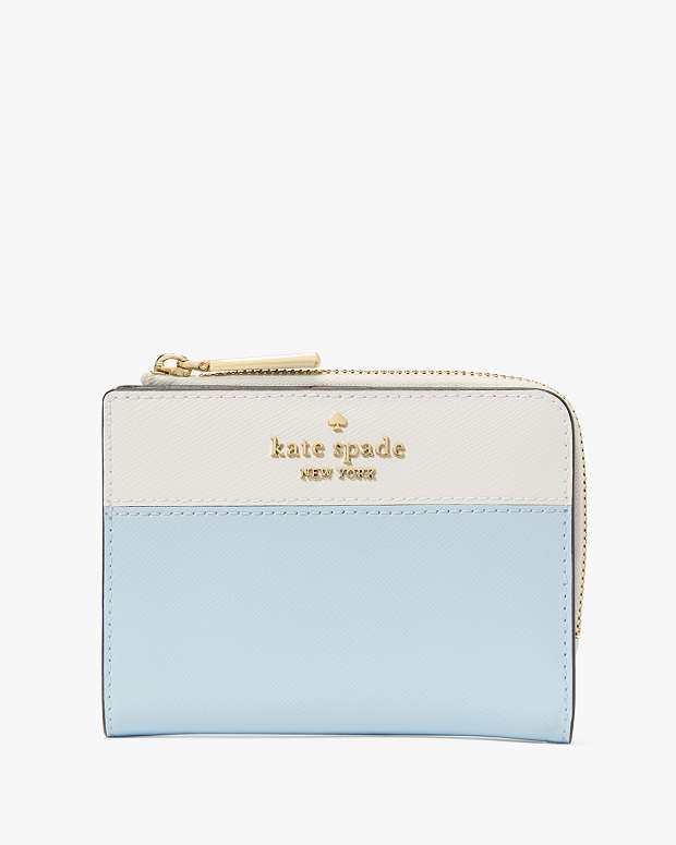 マディソン カラーブロック スモール L-ジップ ウォレット | 二つ折り