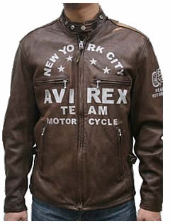 AVIREX アビレックス シングルライダースジャケット 6181022